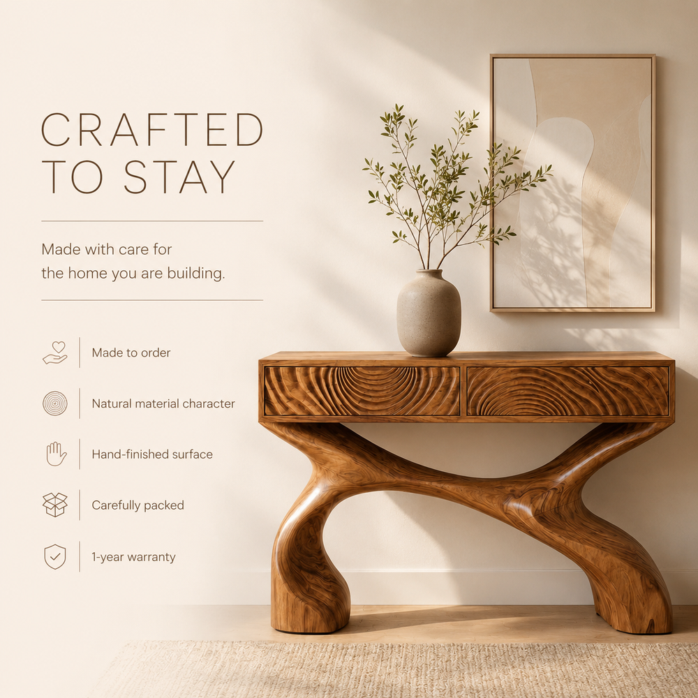 Talia Soft Edge Console Table - Design 535 - product image 08