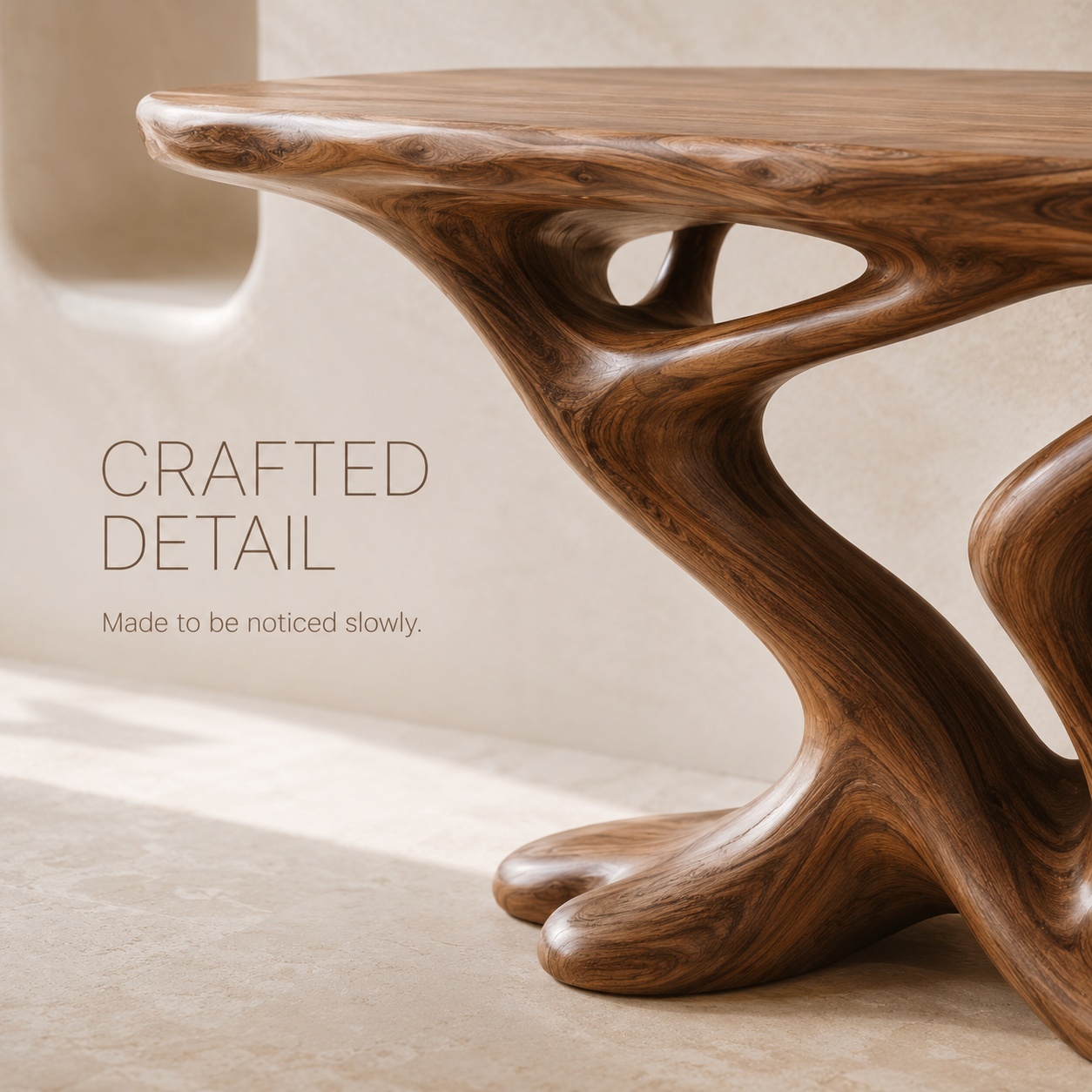 Vale Sculptural Entry Console Table - Design 536 - product image 06