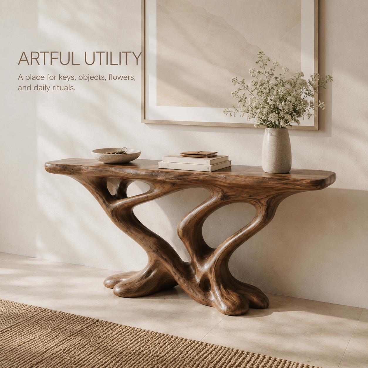 Vale Sculptural Entry Console Table - Design 536 - product image 07