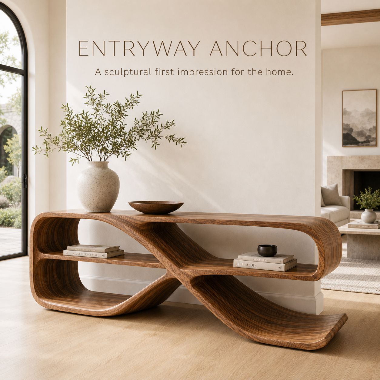 Celine Warm Modern Console Table - Design 538 - product image 02