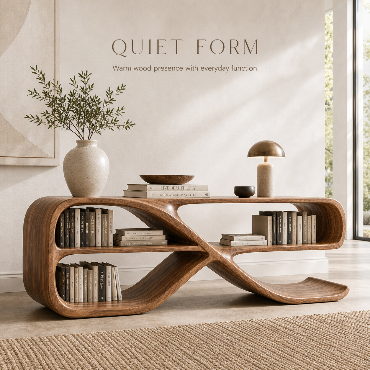 Celine Warm Modern Console Table - Design 538 - product image 03