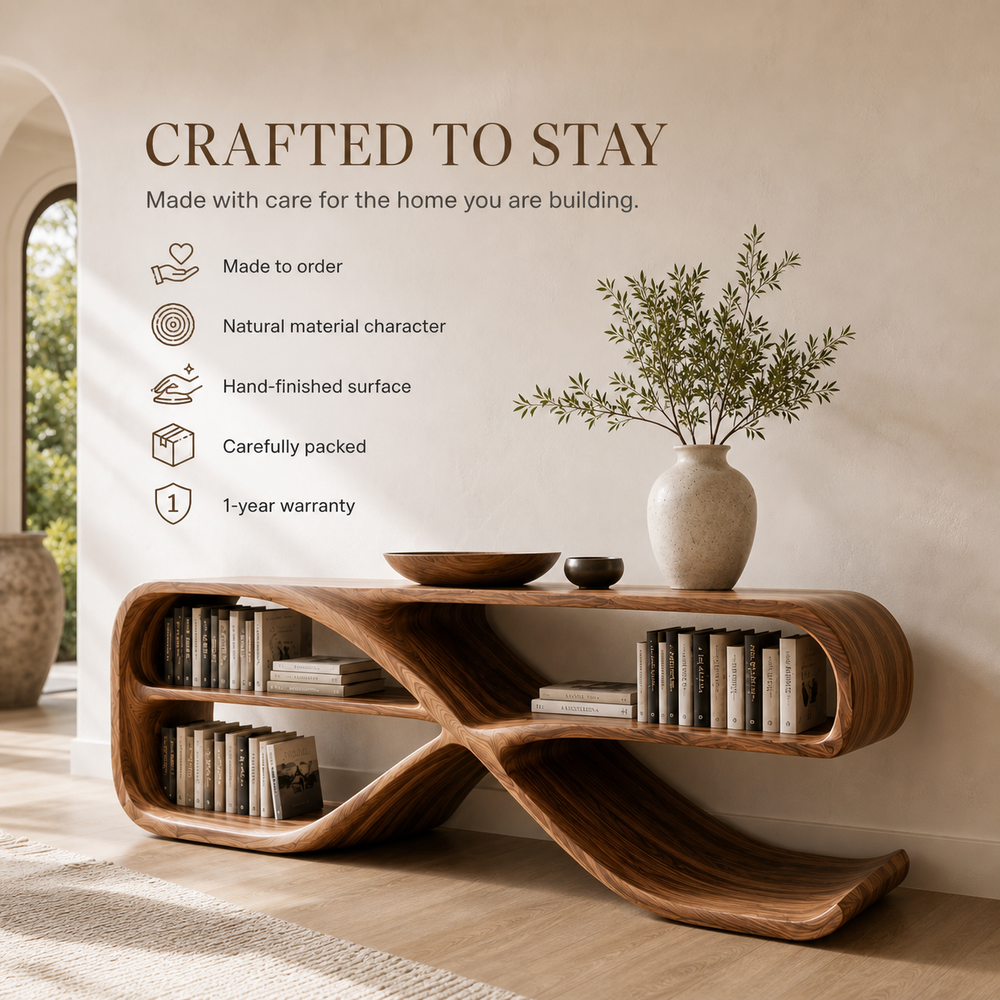 Celine Warm Modern Console Table - Design 538 - product image 09