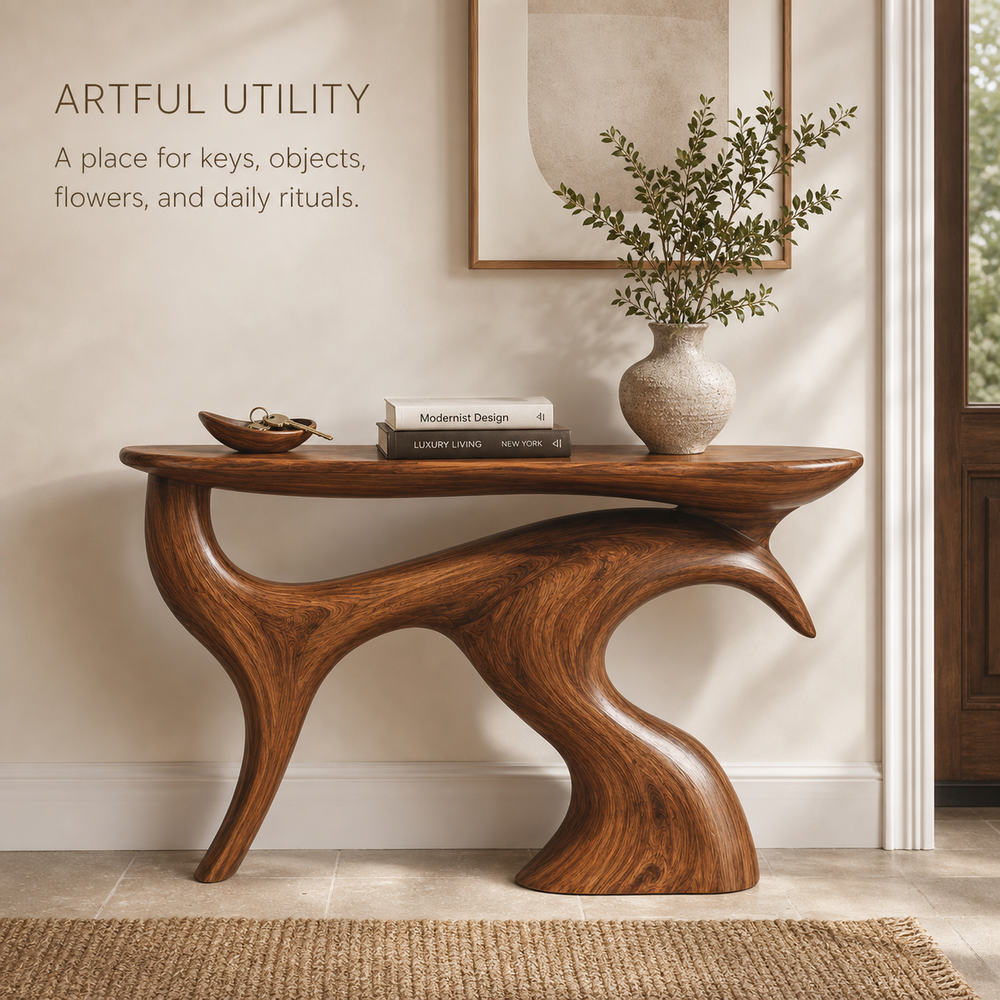 Aurelle Sculptural Console Table - Design 541 - product image 07