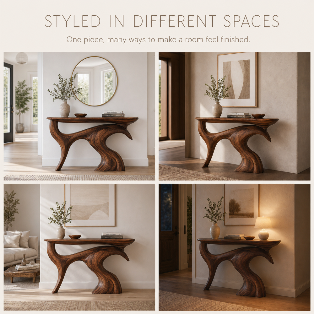 Aurelle Sculptural Console Table - Design 541 - product image 10