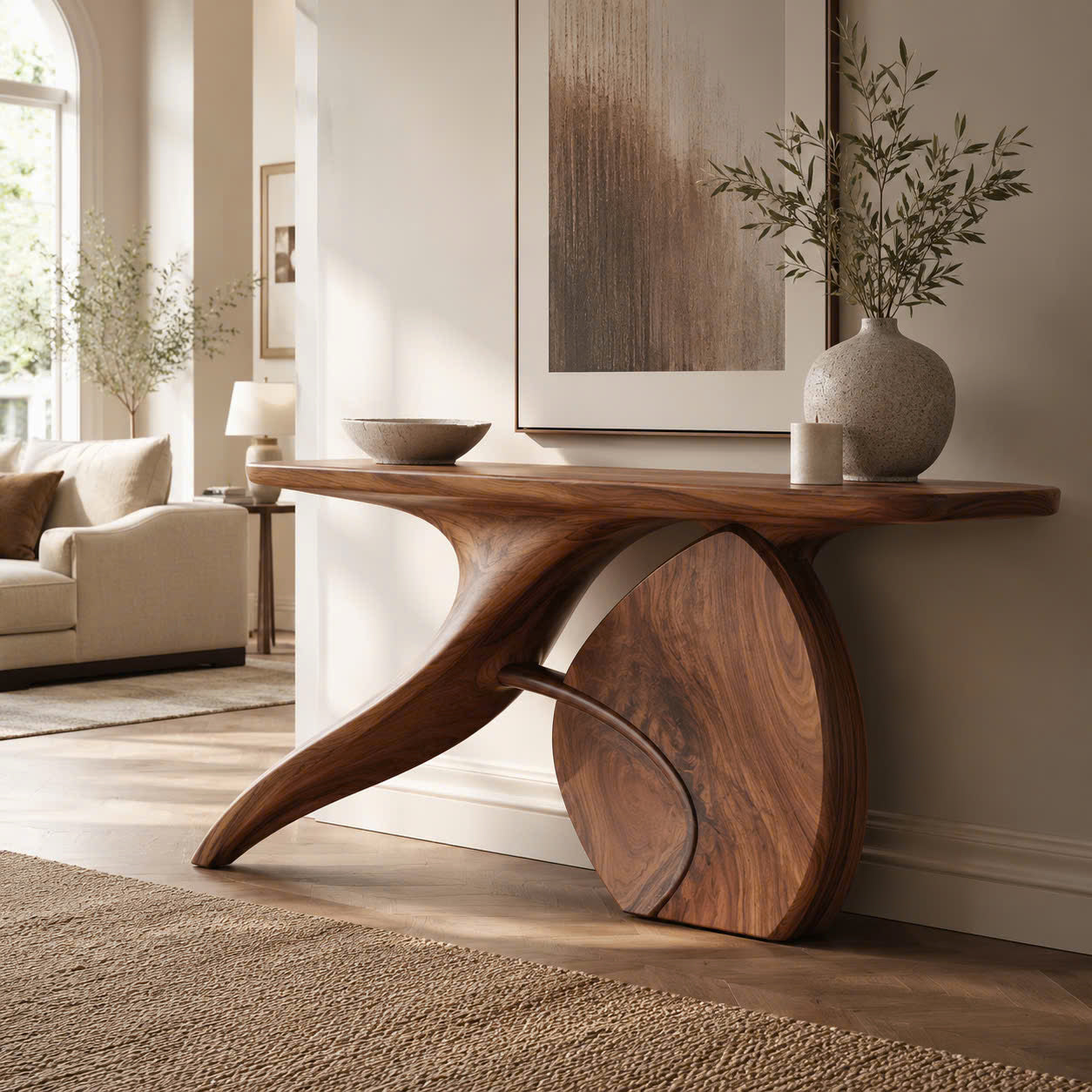 Caldera Organic Hall Console Table - Design 543 - main view