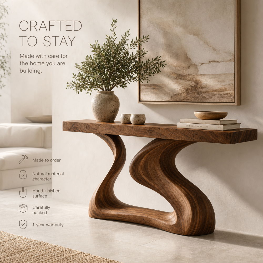 Veyra Soft Curve Console Table - Design 546 - product image 09