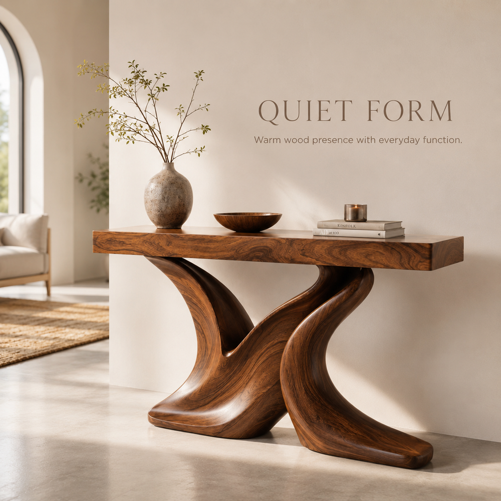 Liora Warm Walnut Console Table - Design 548 - product image 03