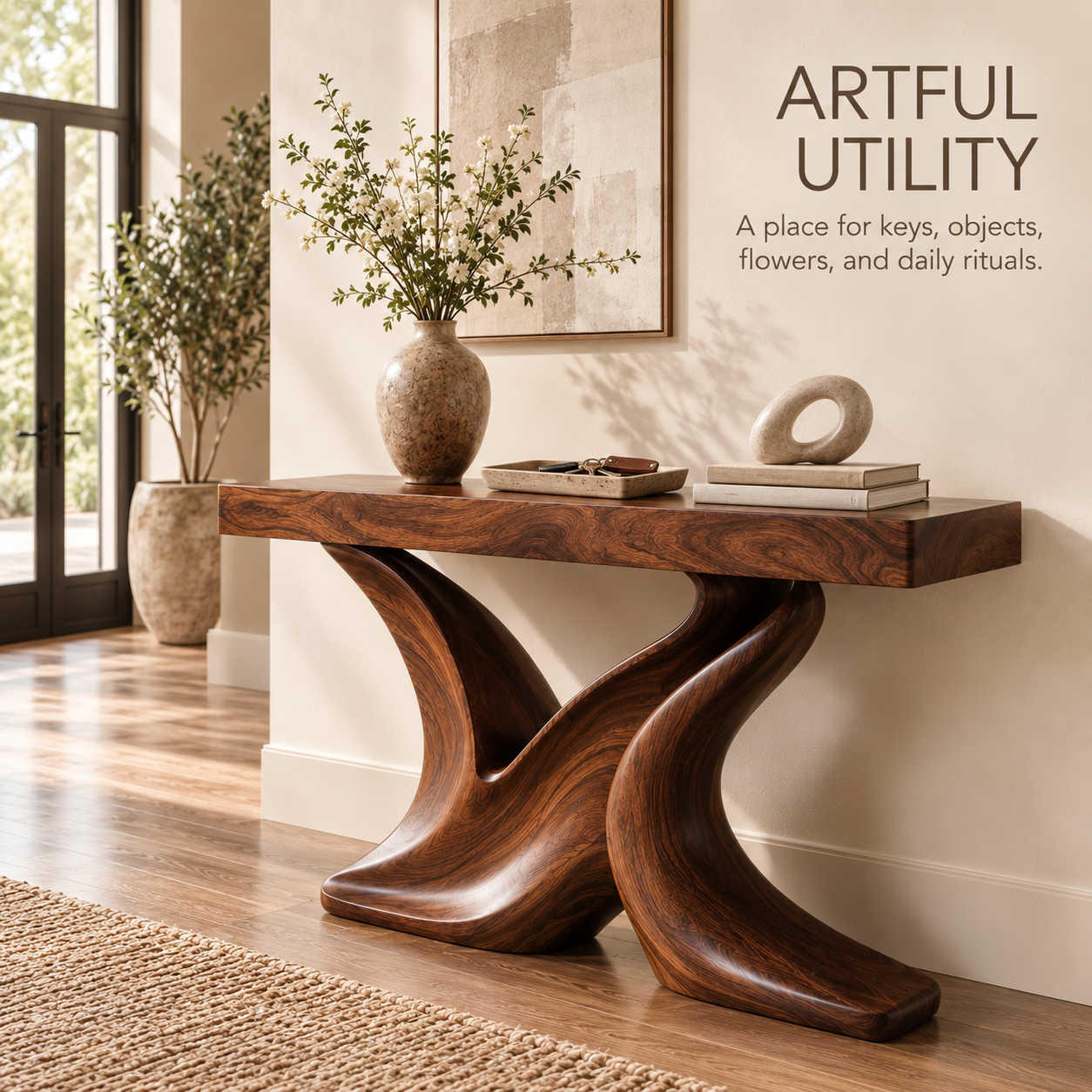 Liora Warm Walnut Console Table - Design 548 - product image 07