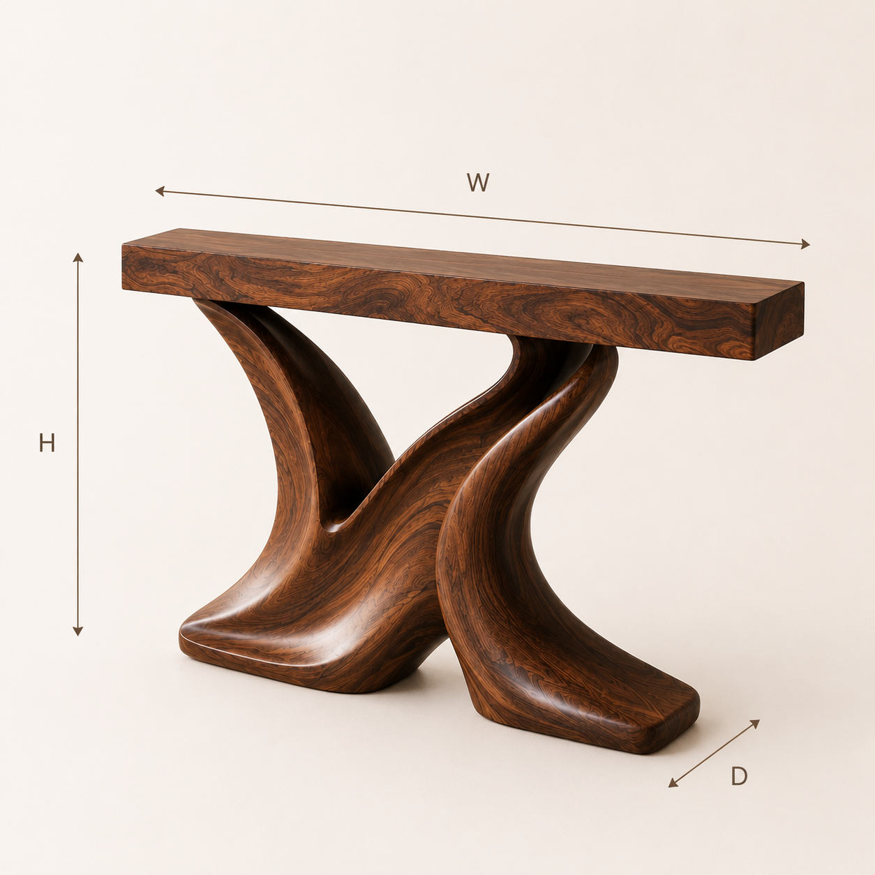 Liora Warm Walnut Console Table - Design 548 - product image 08