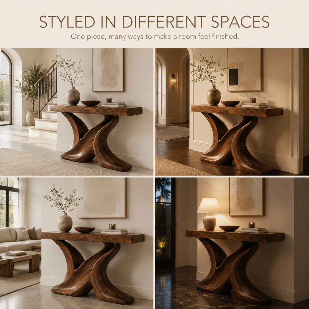 Liora Warm Walnut Console Table - Design 548 - product image 10