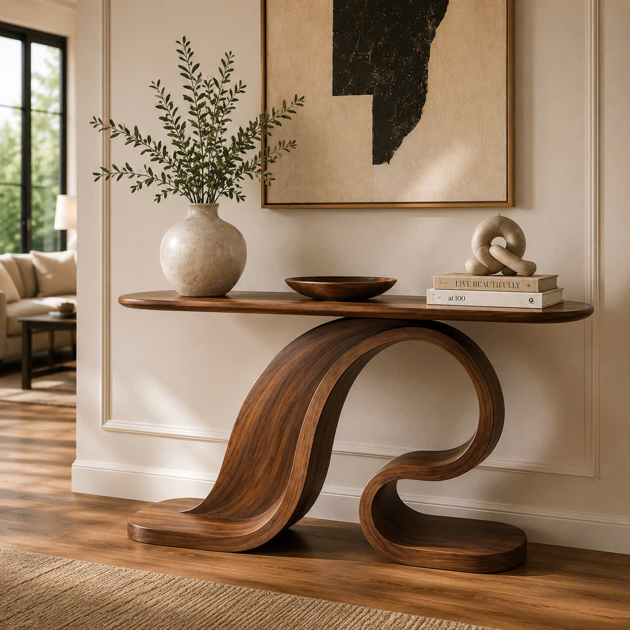 Rowan Hollow Form Console Table - Design 549 - main view