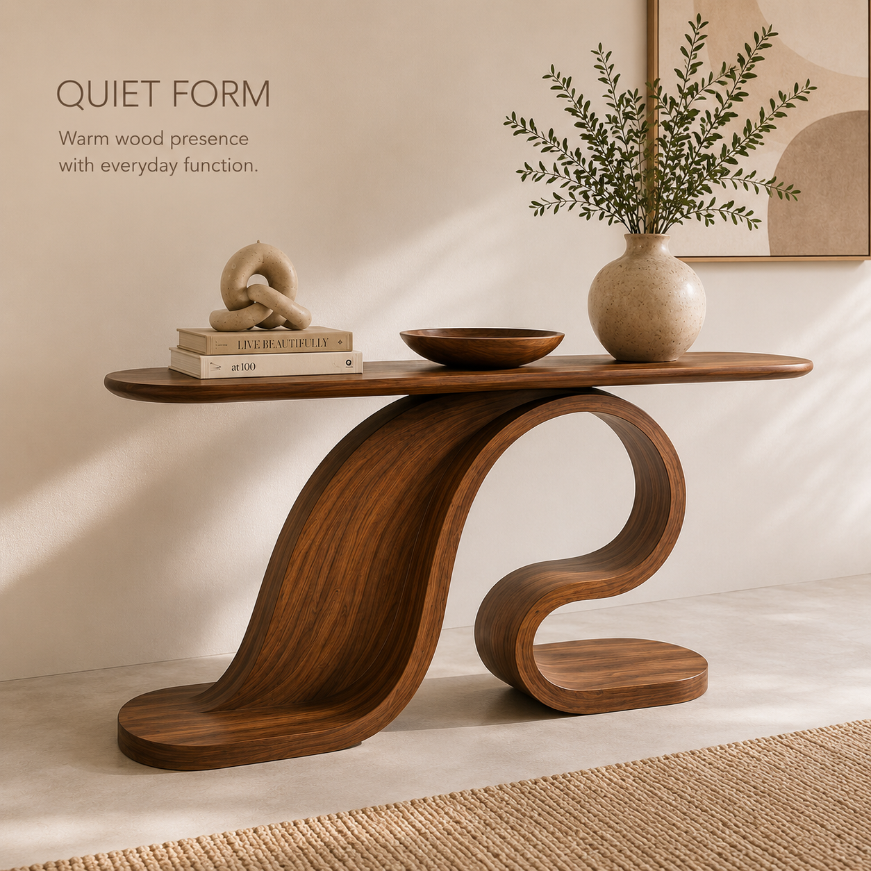 Rowan Hollow Form Console Table - Design 549 - product image 03