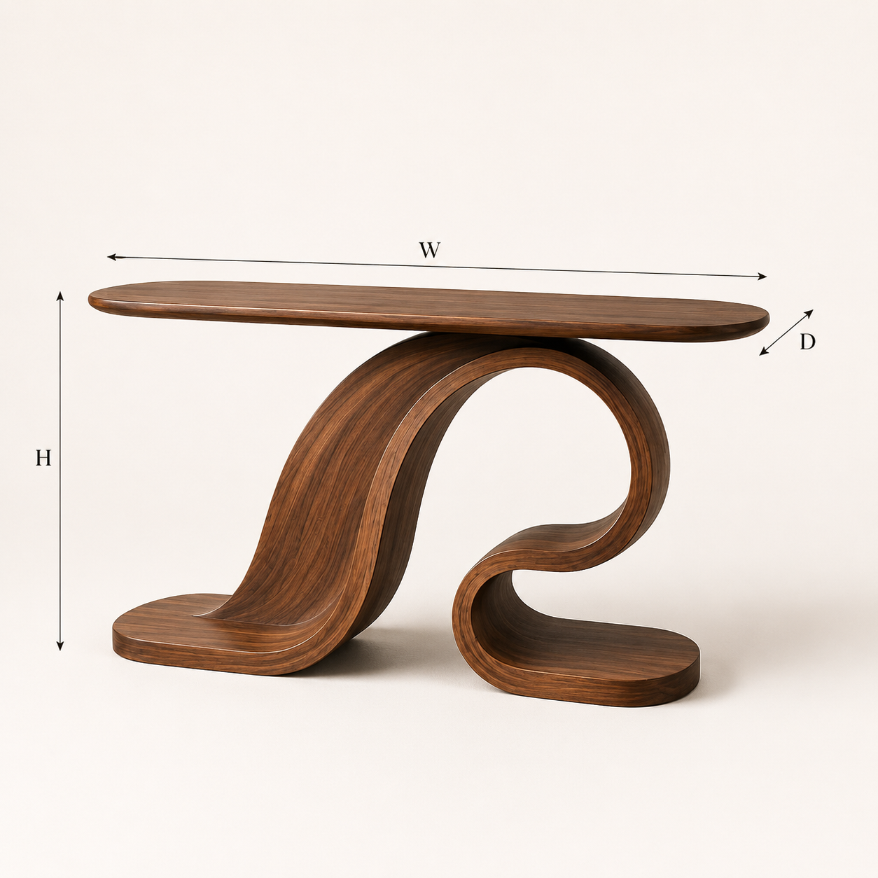Rowan Hollow Form Console Table - Design 549 - product image 08