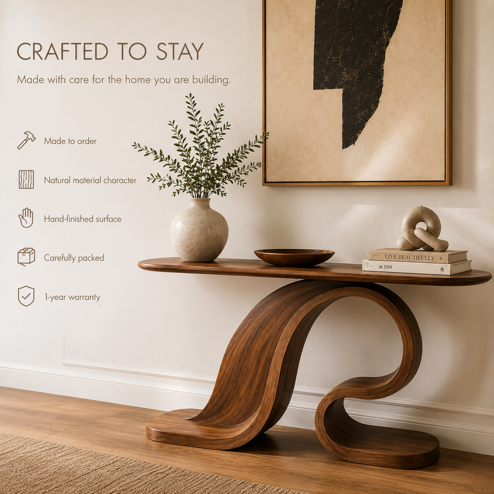 Rowan Hollow Form Console Table - Design 549 - product image 09