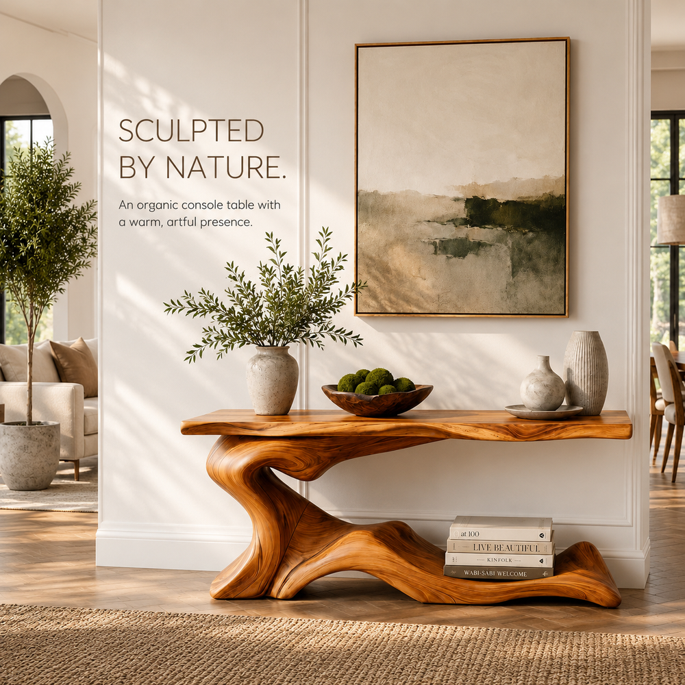 Brielle Sculpted Hall Console Table - Design 550 - product image 02