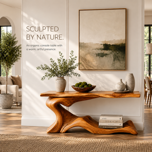 Brielle Sculpted Hall Console Table - Design 550 - product image 02