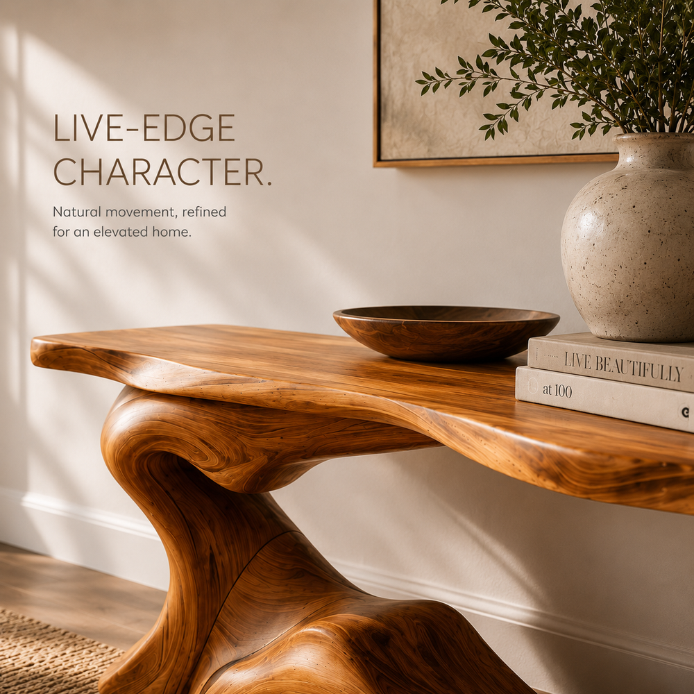 Brielle Sculpted Hall Console Table - Design 550 - product image 05