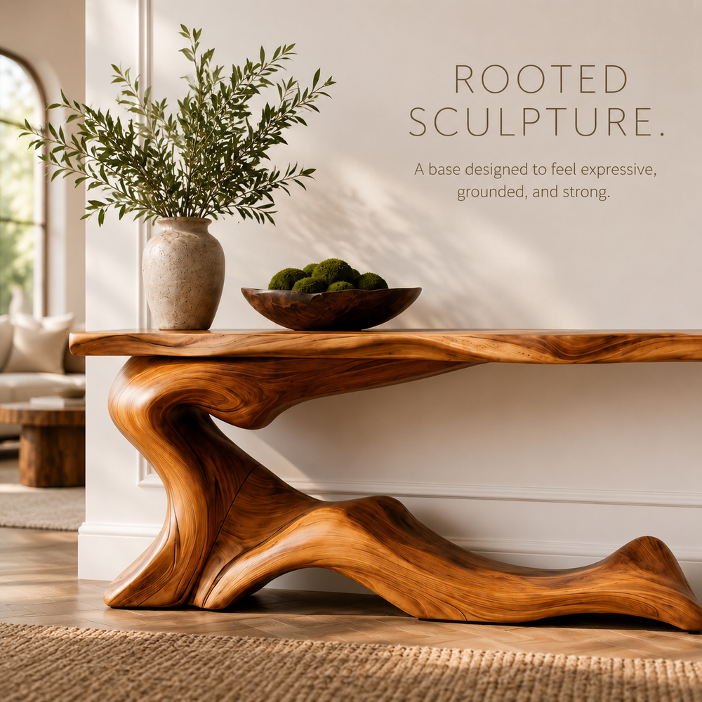 Brielle Sculpted Hall Console Table - Design 550 - product image 06