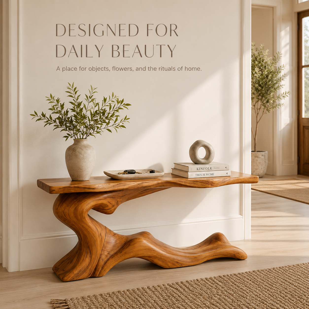 Brielle Sculpted Hall Console Table - Design 550 - product image 07