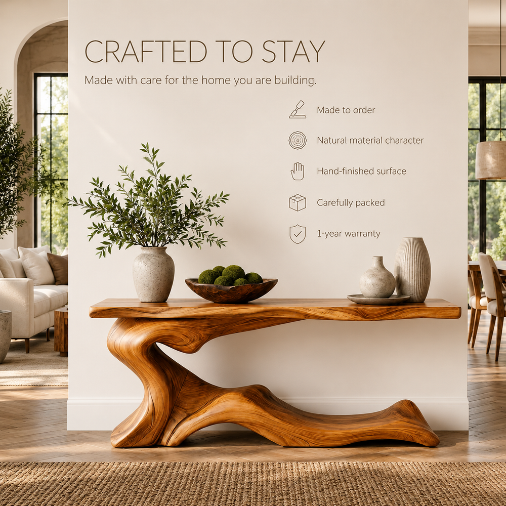Brielle Sculpted Hall Console Table - Design 550 - product image 09