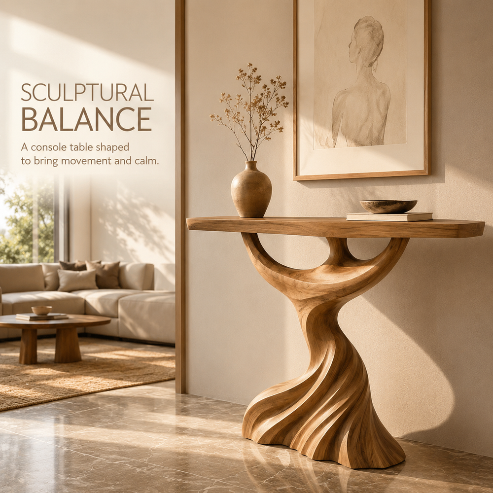 Orin Organic Modern Console Table - Design 551 - product image 02
