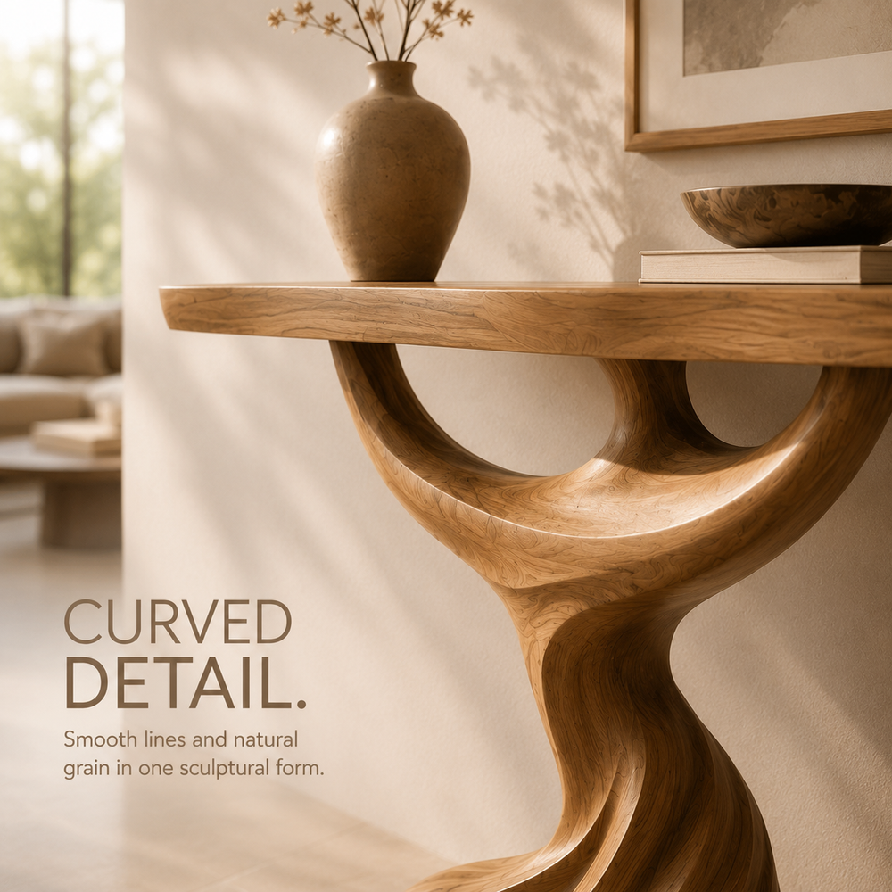 Orin Organic Modern Console Table - Design 551 - product image 05