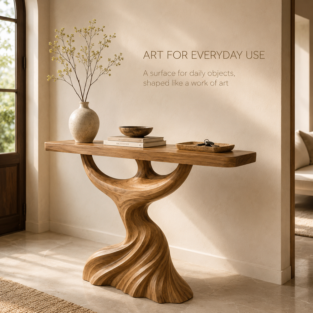 Orin Organic Modern Console Table - Design 551 - product image 07