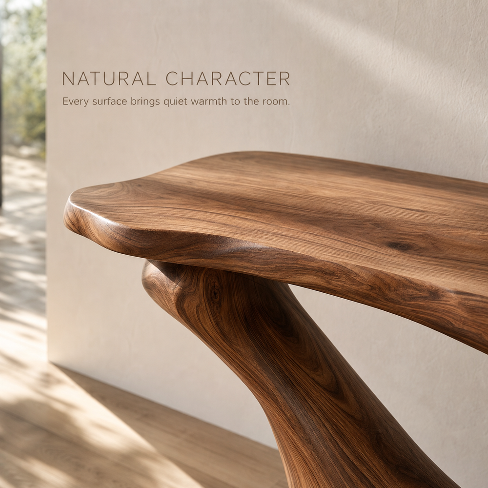 Selene Rounded Foyer Console Table - Design 552 - product image 05