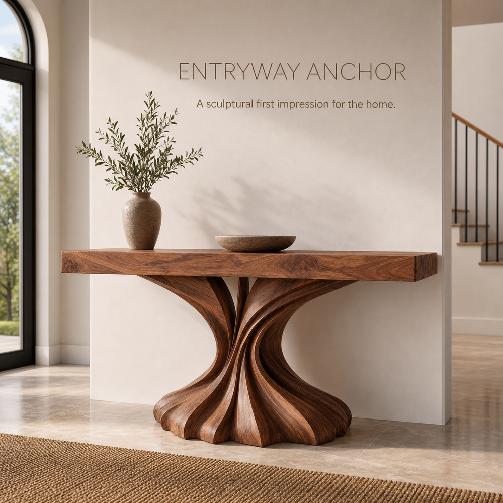 Aurelle Sculptural Console Table - Design 561 - product image 02
