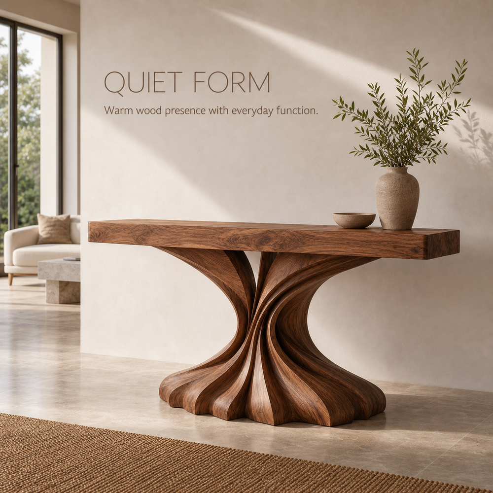 Aurelle Sculptural Console Table - Design 561 - product image 03