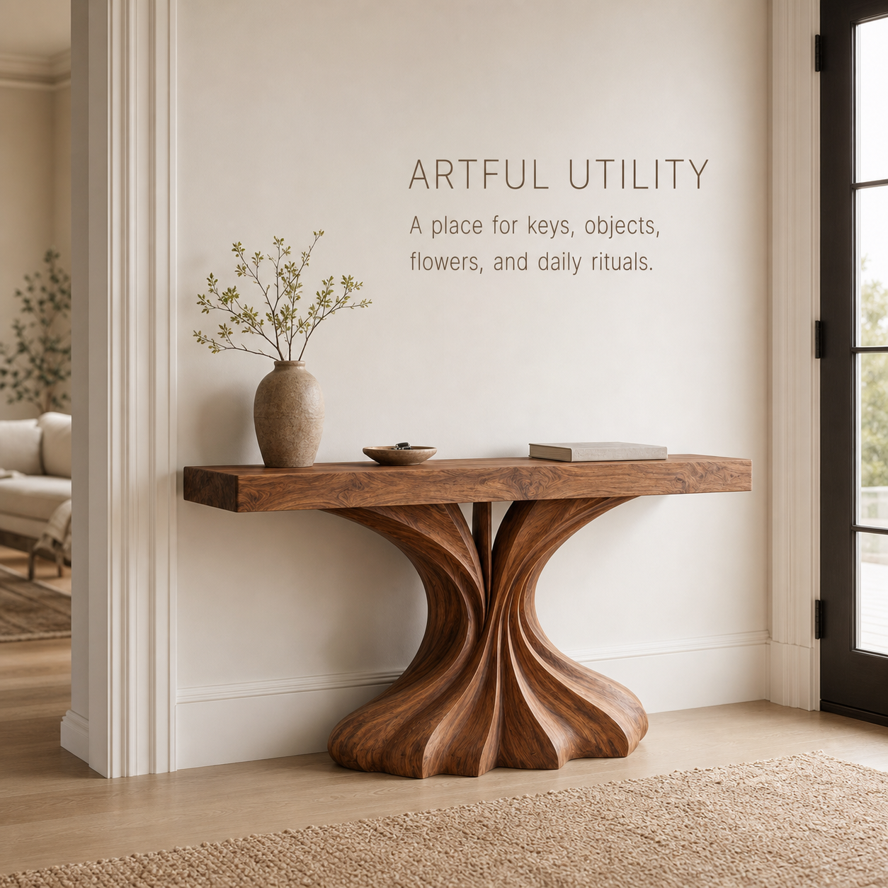 Aurelle Sculptural Console Table - Design 561 - product image 07