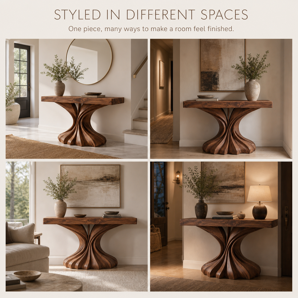 Aurelle Sculptural Console Table - Design 561 - product image 10