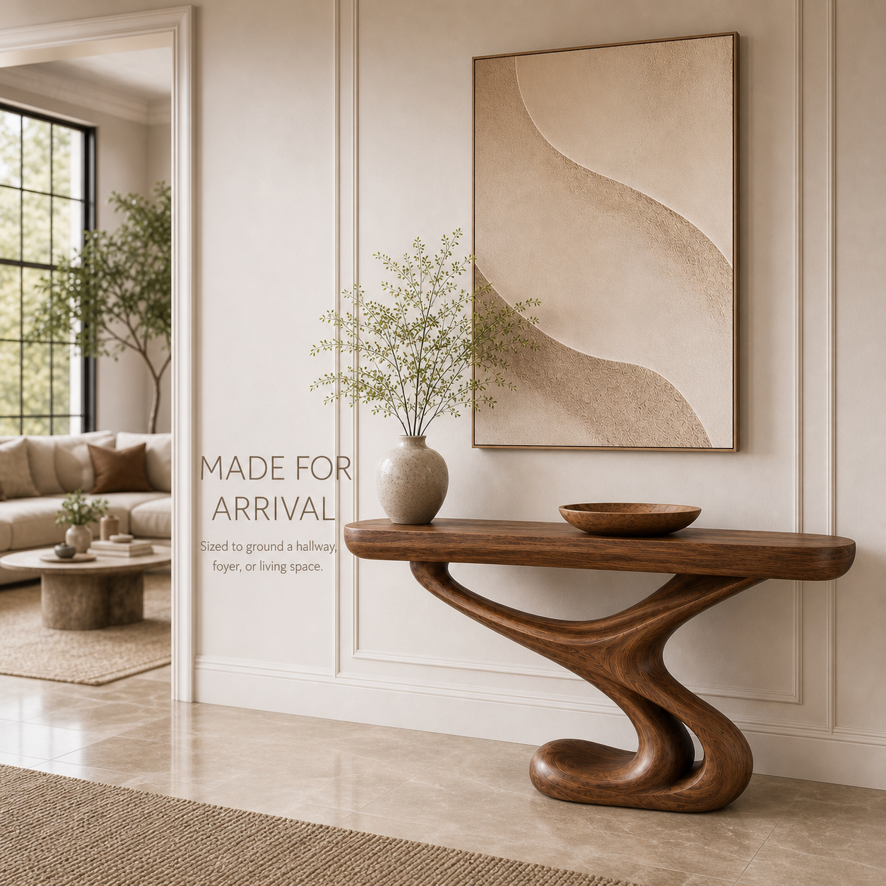 Caldera Organic Hall Console Table - Design 563 - product image 04