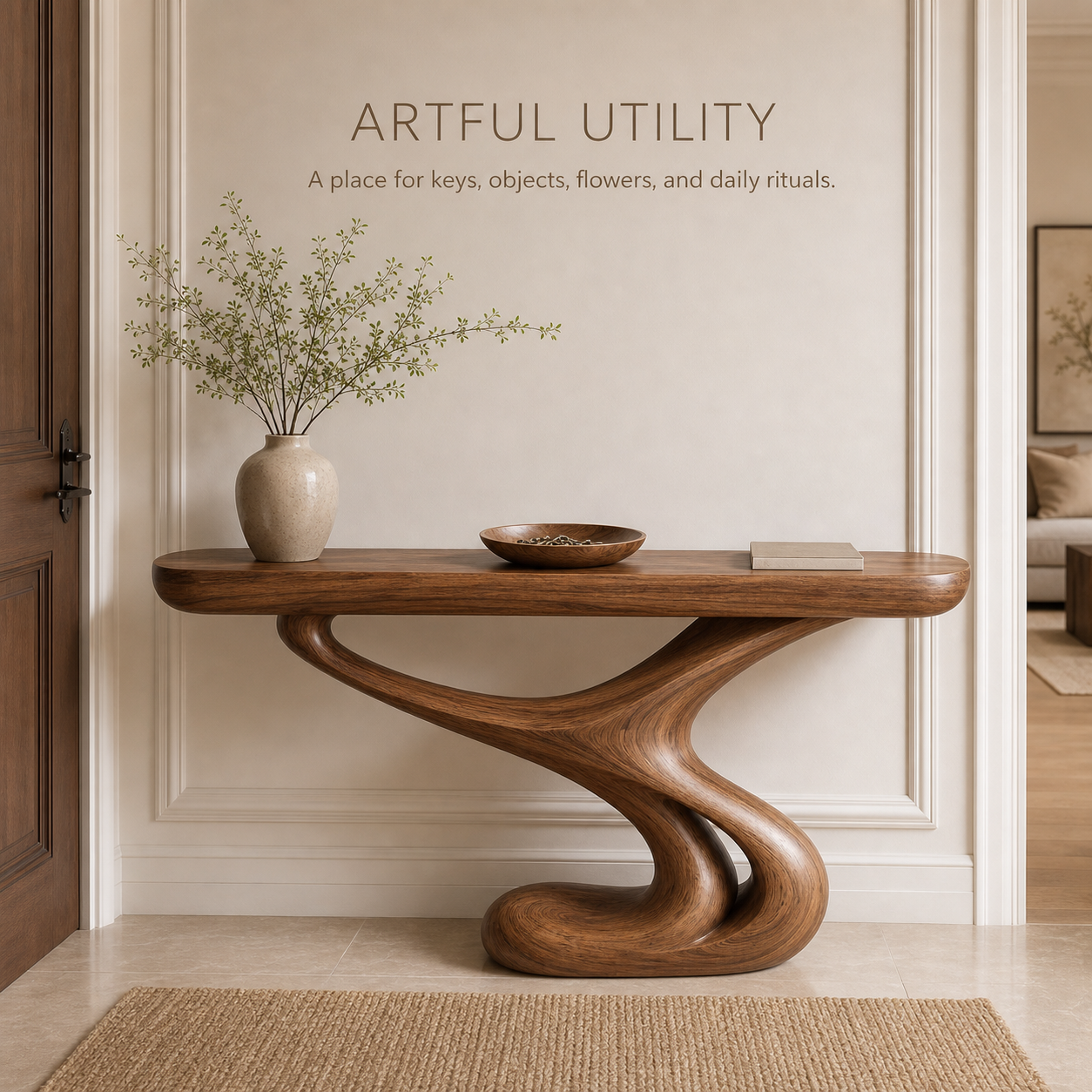 Caldera Organic Hall Console Table - Design 563 - product image 07