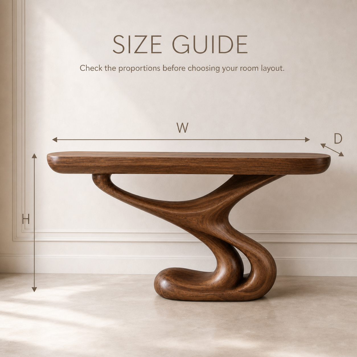 Caldera Organic Hall Console Table - Design 563 - product image 08