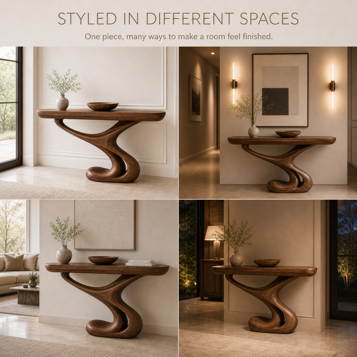 Caldera Organic Hall Console Table - Design 563 - product image 10
