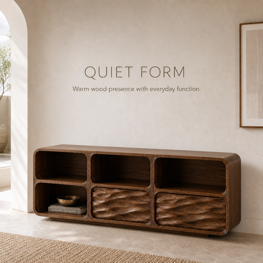 Soren Rounded Wood Console Table - Design 564 - product image 03