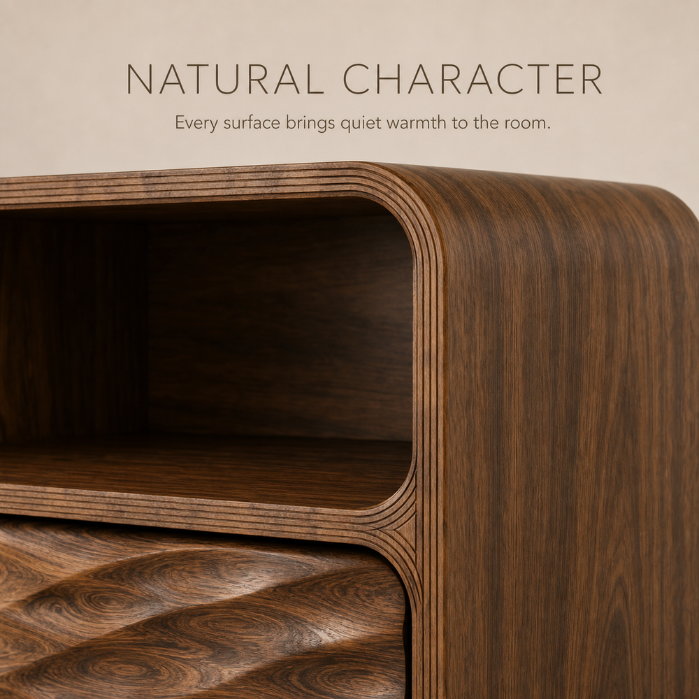 Soren Rounded Wood Console Table - Design 564 - product image 05