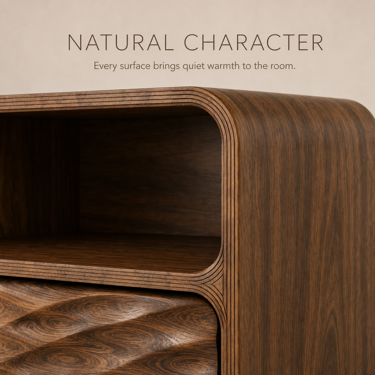 Soren Rounded Wood Console Table - Design 564 - product image 05
