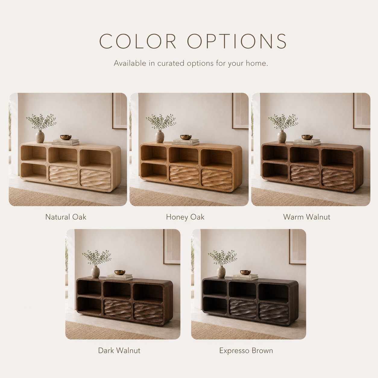 Soren Rounded Wood Console Table - Design 564 - product image 11