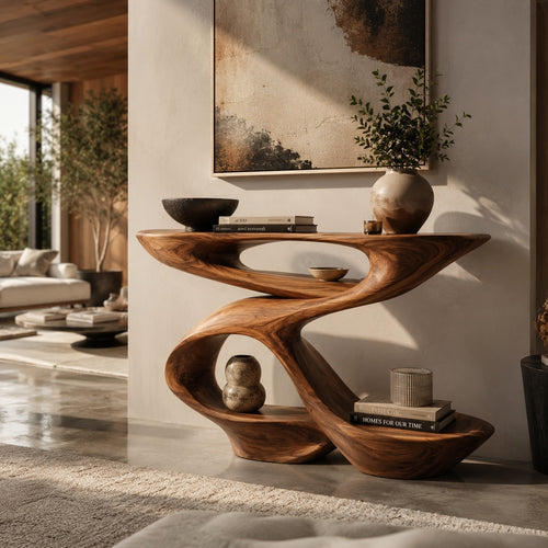 Veyra Soft Curve Console Table - Design 566 - main view