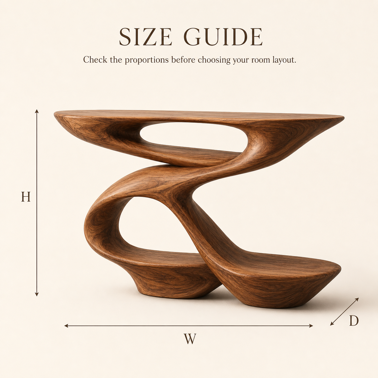 Veyra Soft Curve Console Table - Design 566 - product image 08