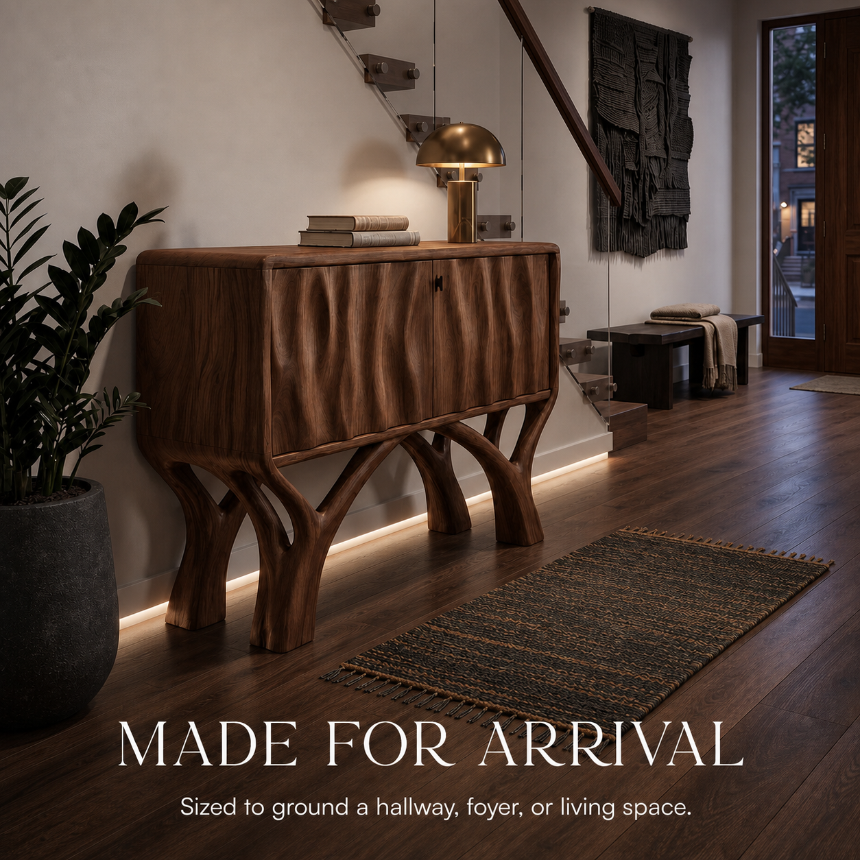 Liora Warm Walnut Console Table - Design 568 - product image 04