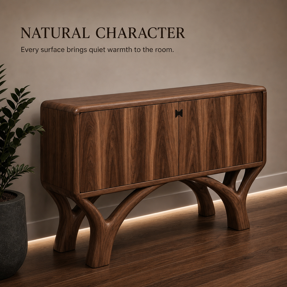 Liora Warm Walnut Console Table - Design 568 - product image 05