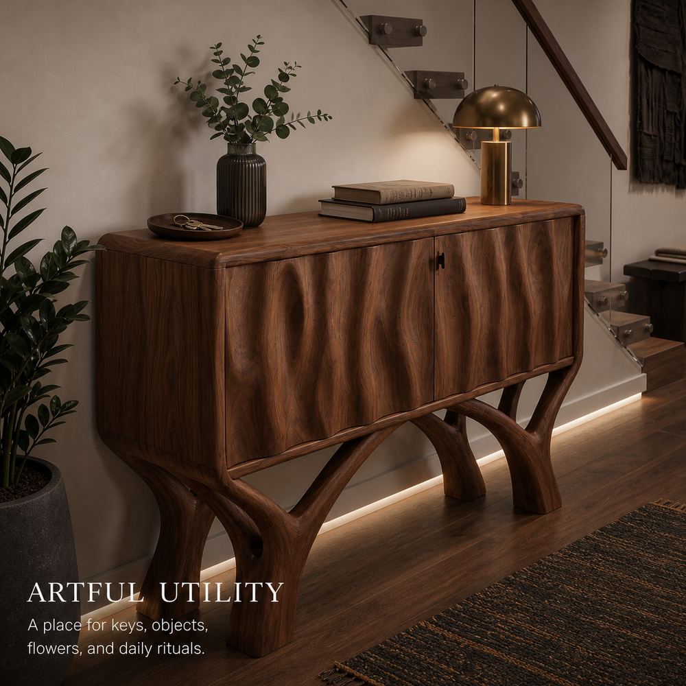 Liora Warm Walnut Console Table - Design 568 - product image 07