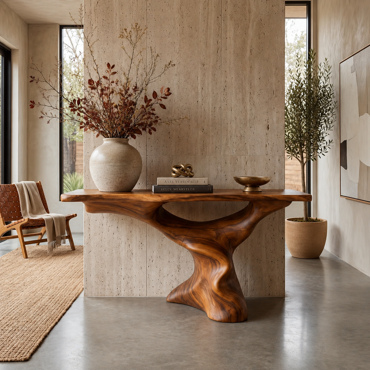 Rowan Hollow Form Console Table - Design 569 - main view