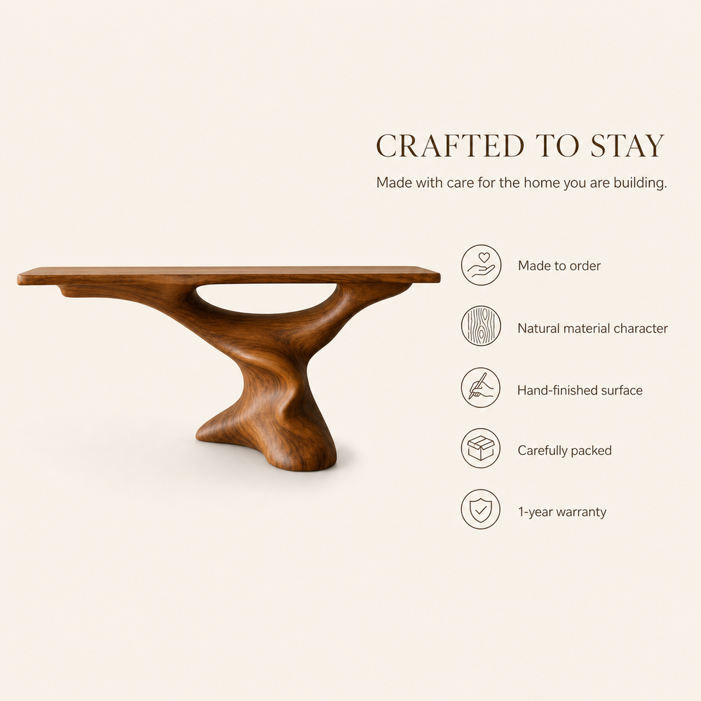 Rowan Hollow Form Console Table - Design 569 - product image 09