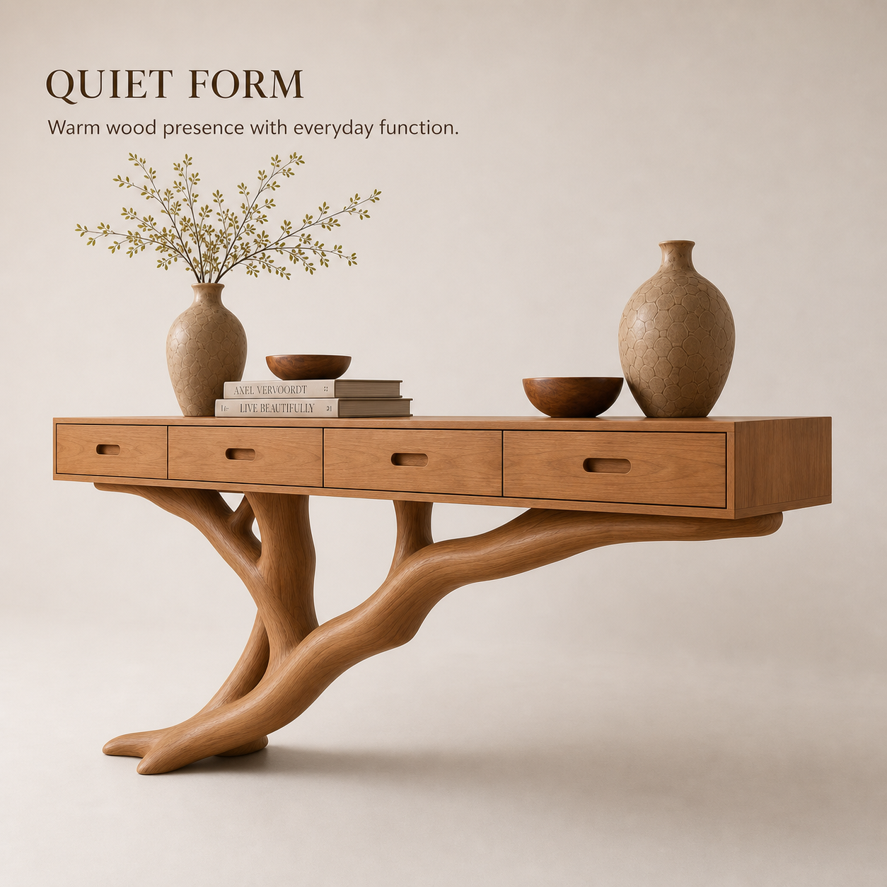 Brielle Sculpted Hall Console Table - Design 570 - product image 03