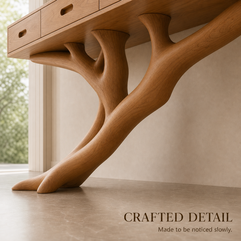 Brielle Sculpted Hall Console Table - Design 570 - product image 06
