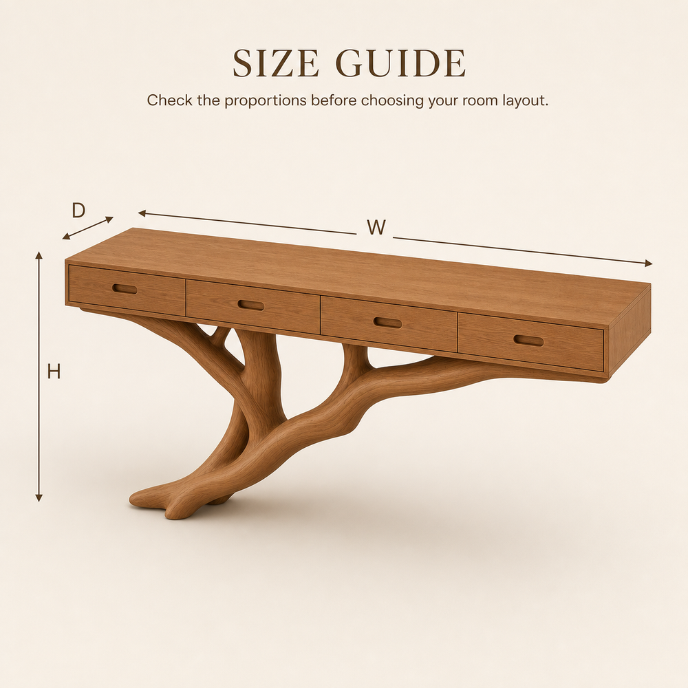 Brielle Sculpted Hall Console Table - Design 570 - product image 08